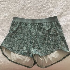 Green speckled outdoor voices Lightspeed shorts